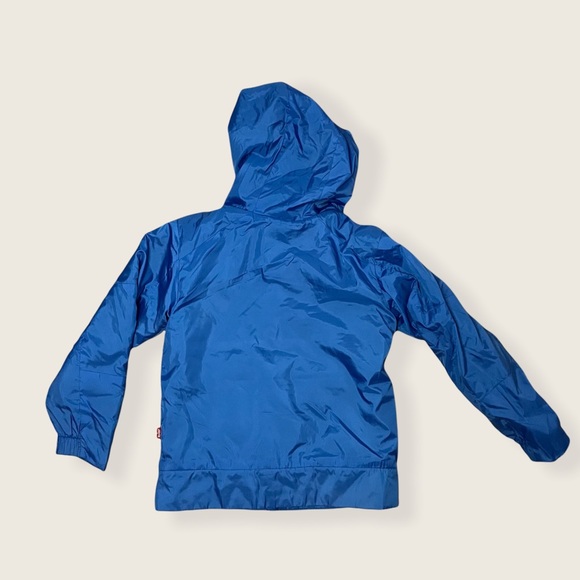 Levi's Warm Blue Lined Hooded Jacket Kids Size 3-4 yo - Picture 6 of 7